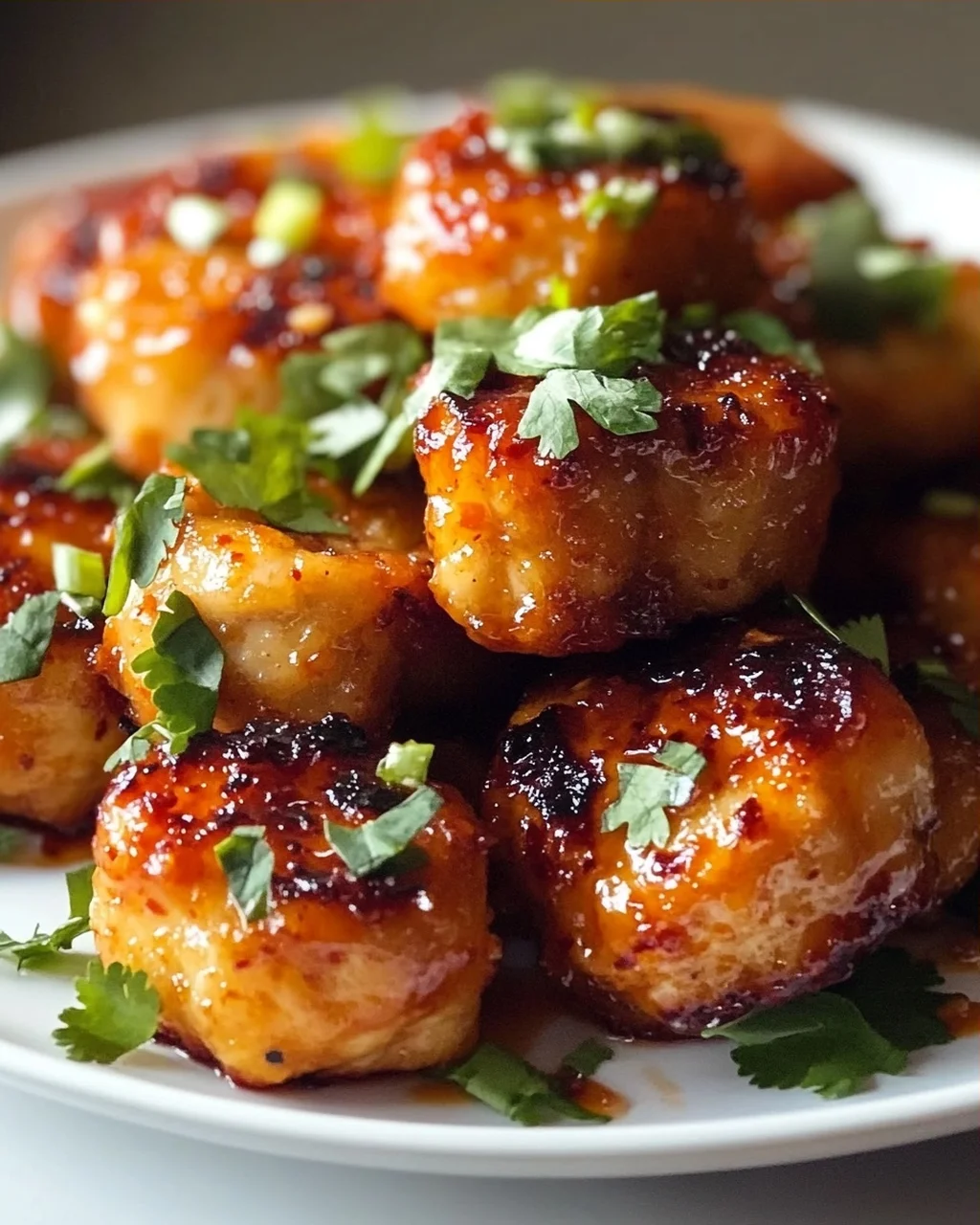 Air Fryer: Süß-scharfe Thai-Hühnchenbissen mit Chili-Glasur