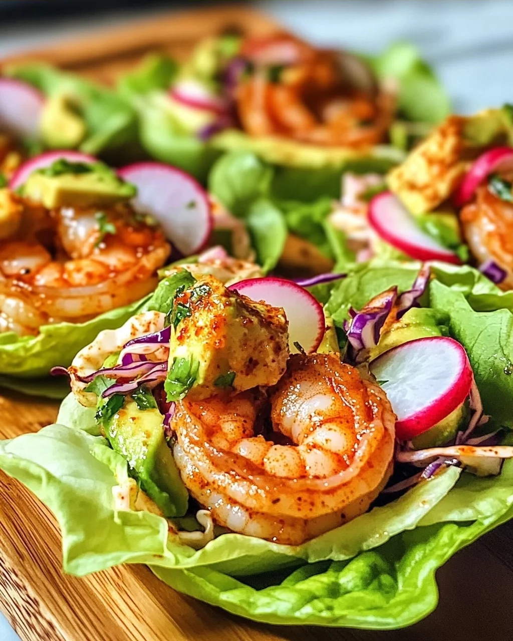Blechpfanne Chili-Limonen Garnelen für Wraps