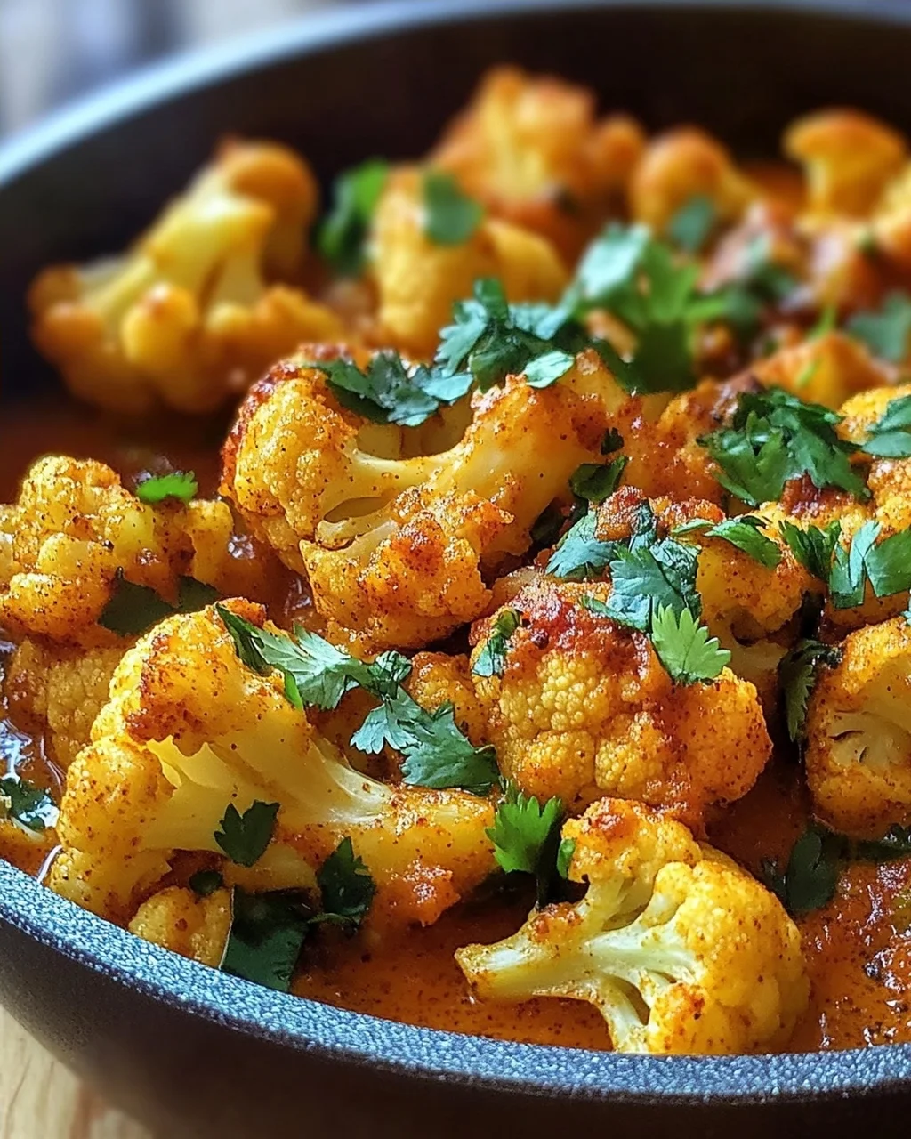 Blumenkohl Curry aus dem Backofen