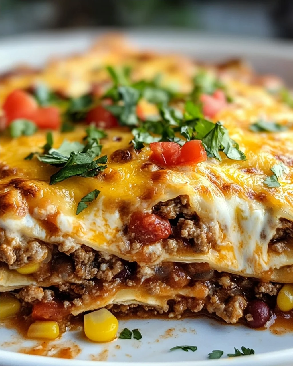 Burrito Auflauf mit Hackfleisch & Käse – Einfach Lecker!
