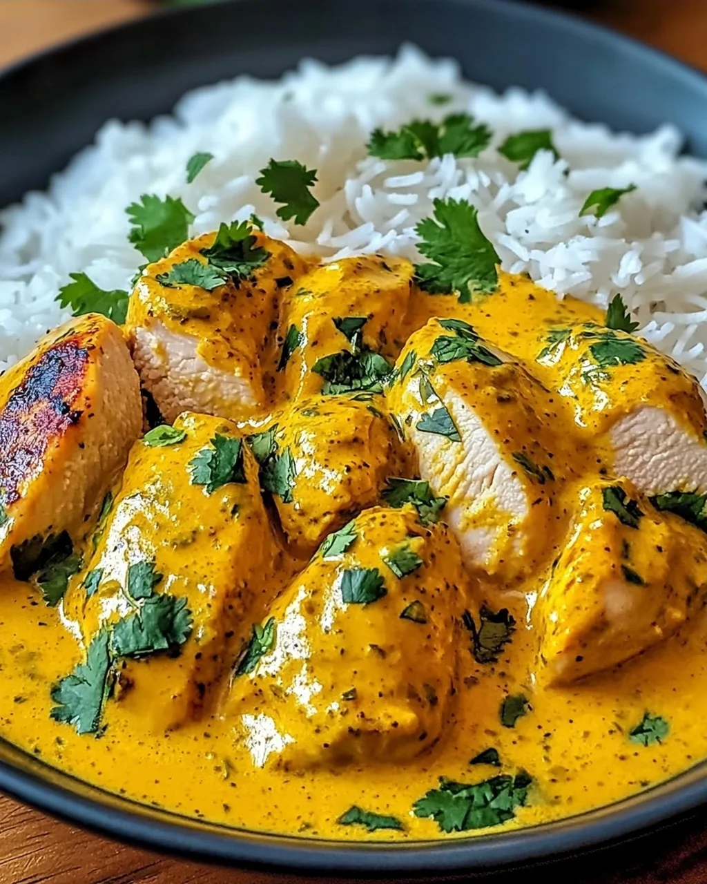Churu-Hühnchen Amarillo mit cremiger Sauce