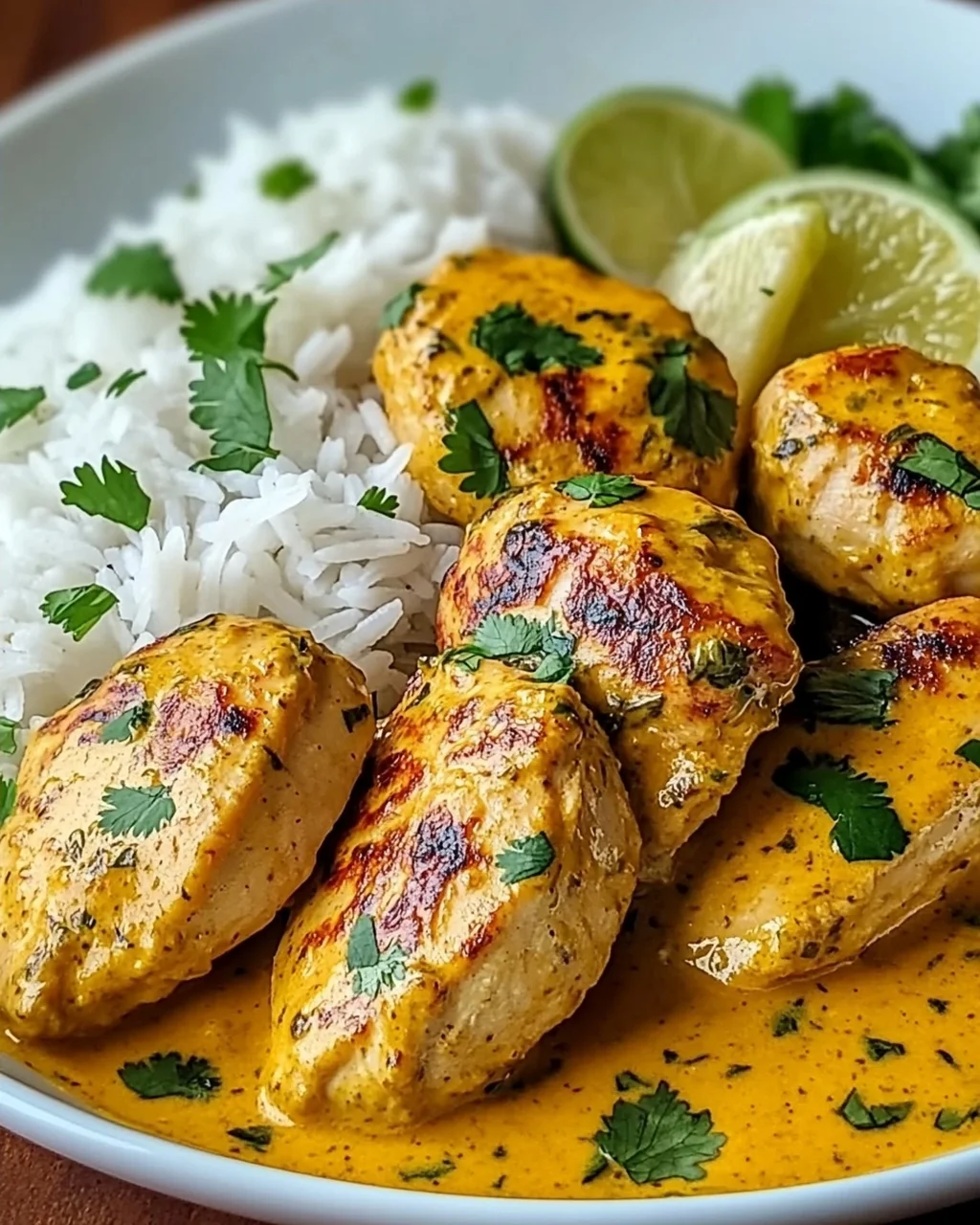 Churu-Hühnchen Amarillo mit cremiger Sauce