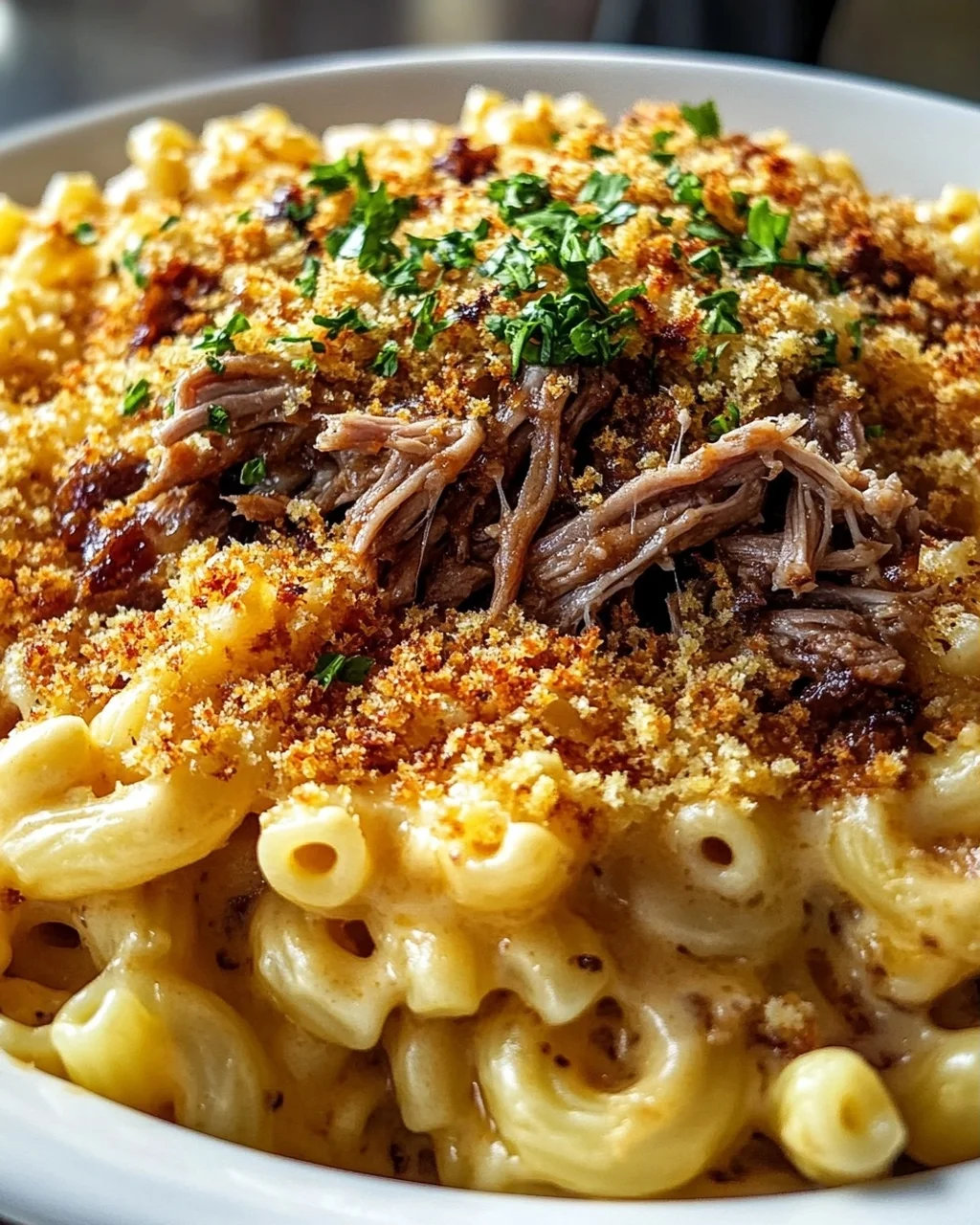 Dekadentes BBQ Pulled Beef Mac and Cheese: Ein Geschmackserlebnis der Extraklasse