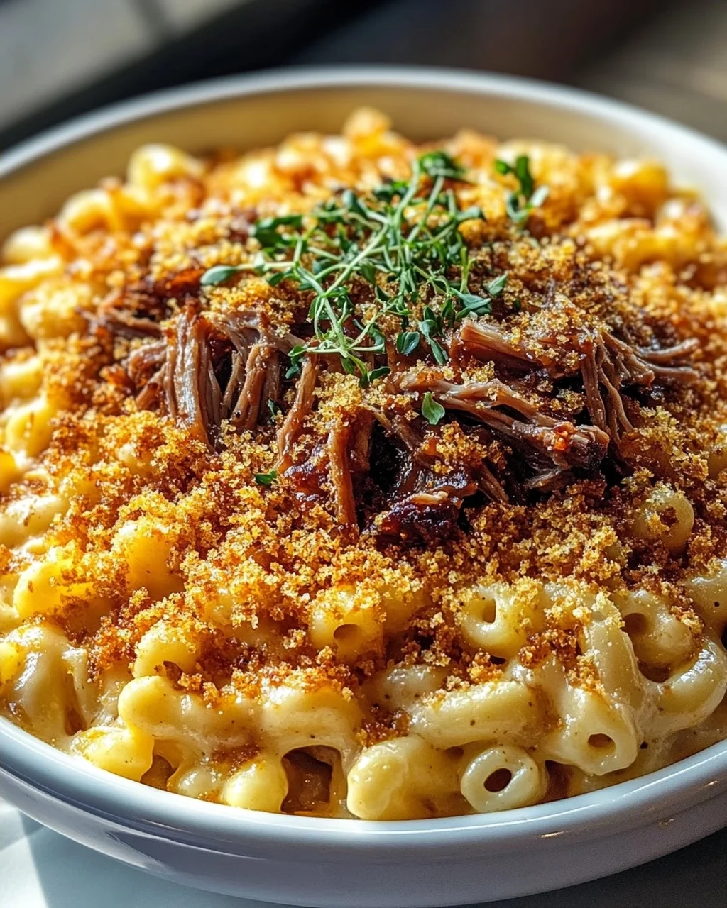 Dekadentes BBQ Pulled Beef Mac and Cheese: Ein Geschmackserlebnis der Extraklasse