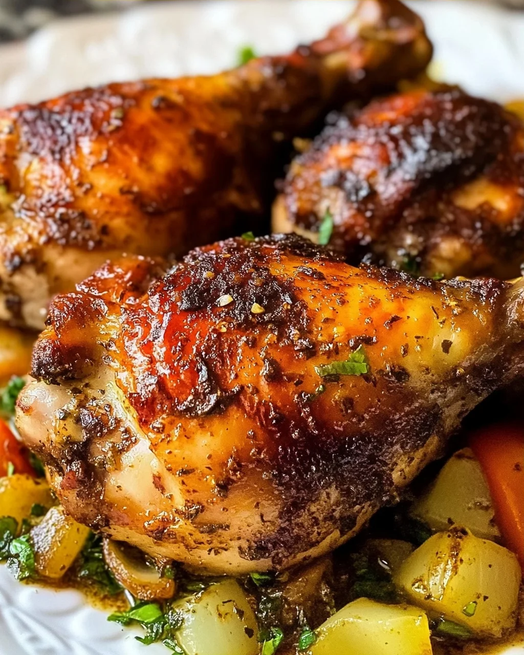 Einfache portugiesische Hähnchen im Ofen zubereiten