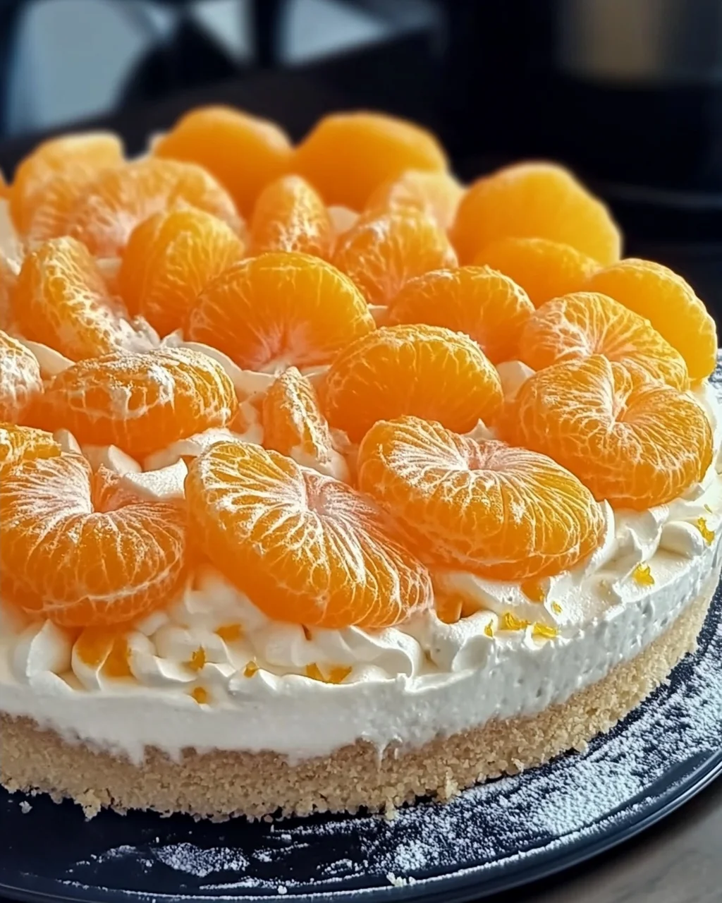 Fantakuchen mit Mandarinen und Paradiescreme