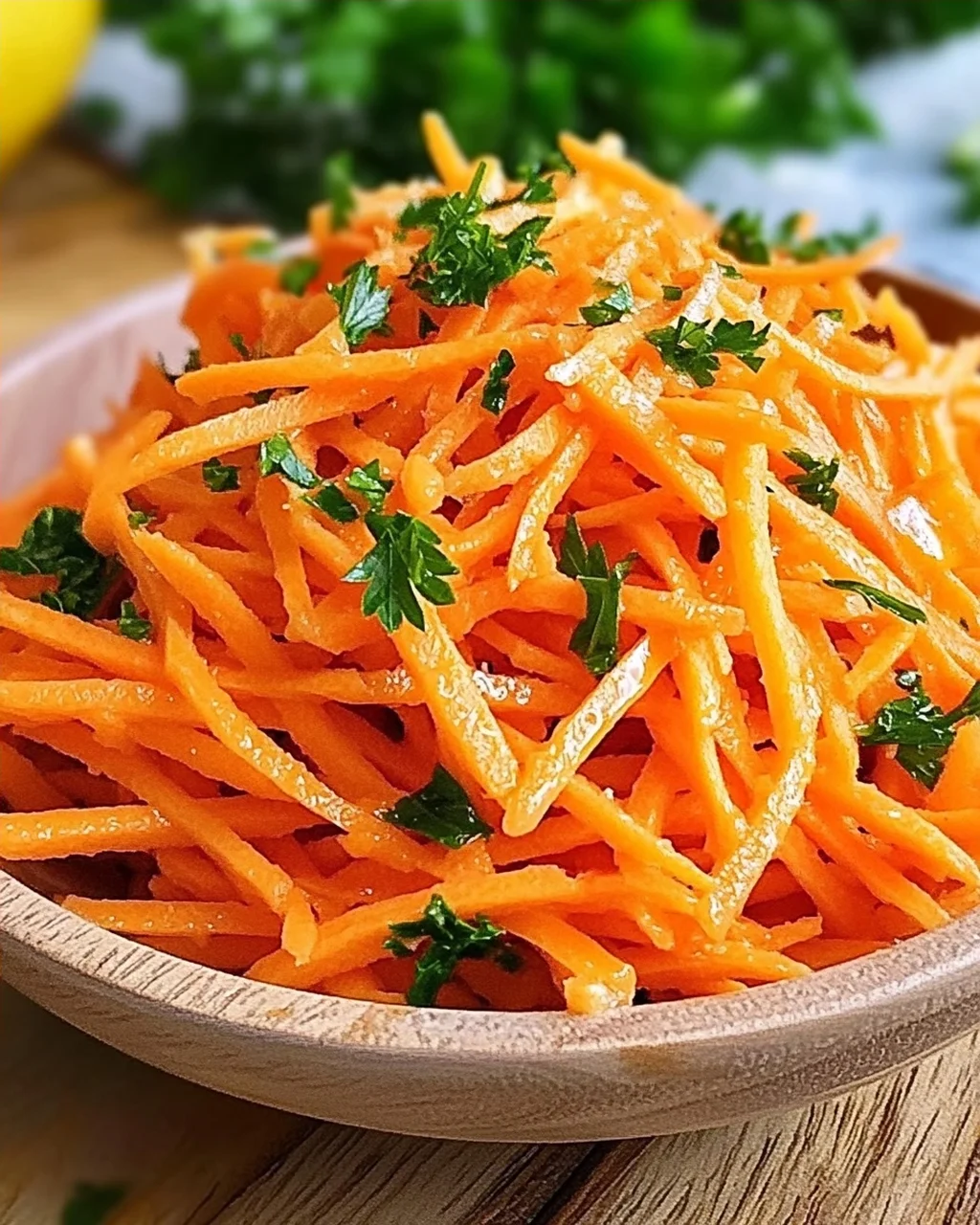 Gesunder Karottensalat - einfaches Rezept