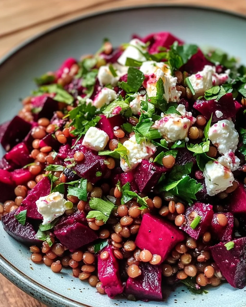 Gesunder Rote Bete Linsen Salat – Lecker und Nährstoffreich!