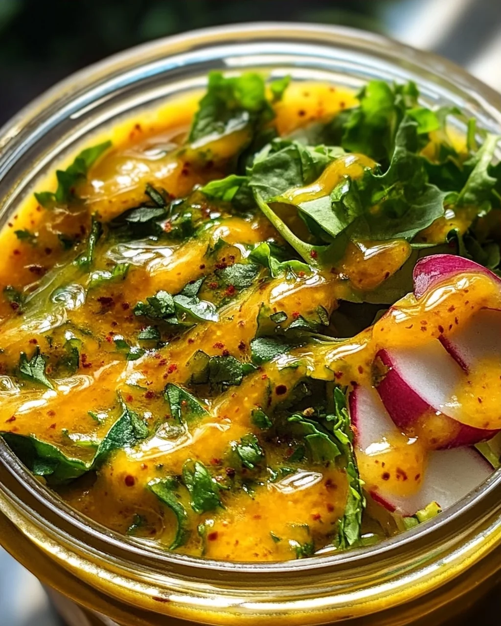 Honig-Senf-Zitronen-Vinaigrette