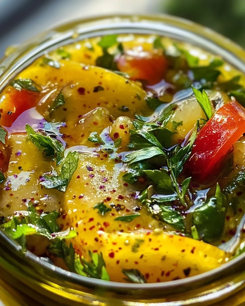 Honig-Senf-Zitronen-Vinaigrette