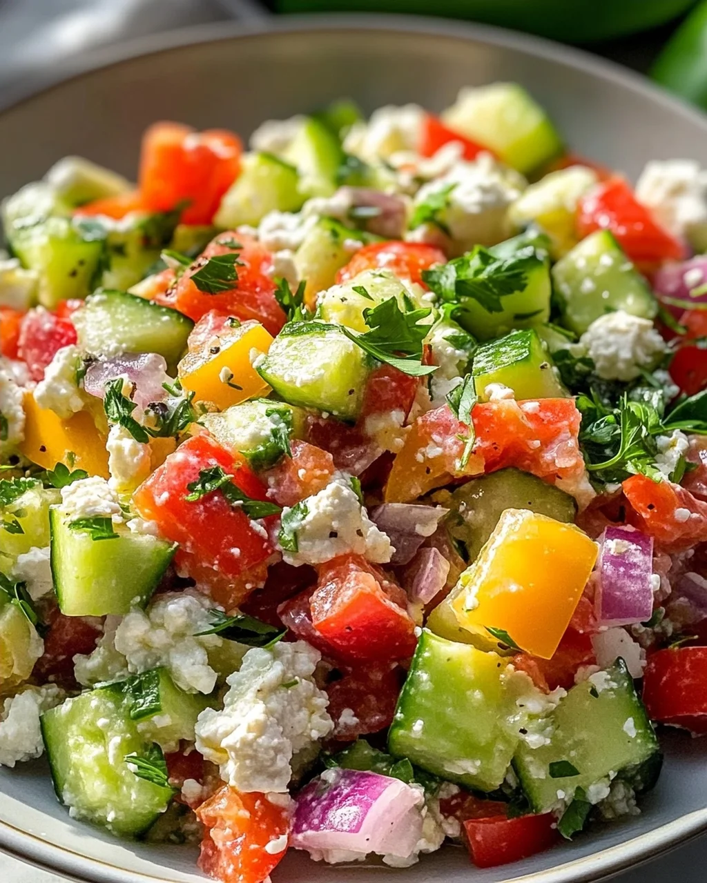 Hüttenkäse Salat: Die leckere Proteinbombe für Fitnessfans!