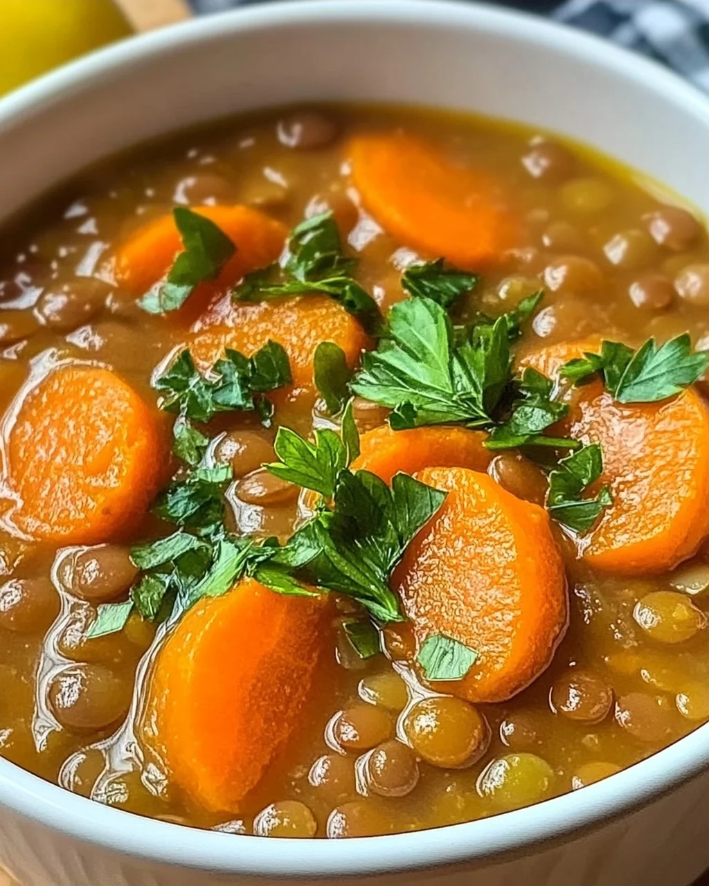 Karotten- und Linsensuppe für kalte Tage