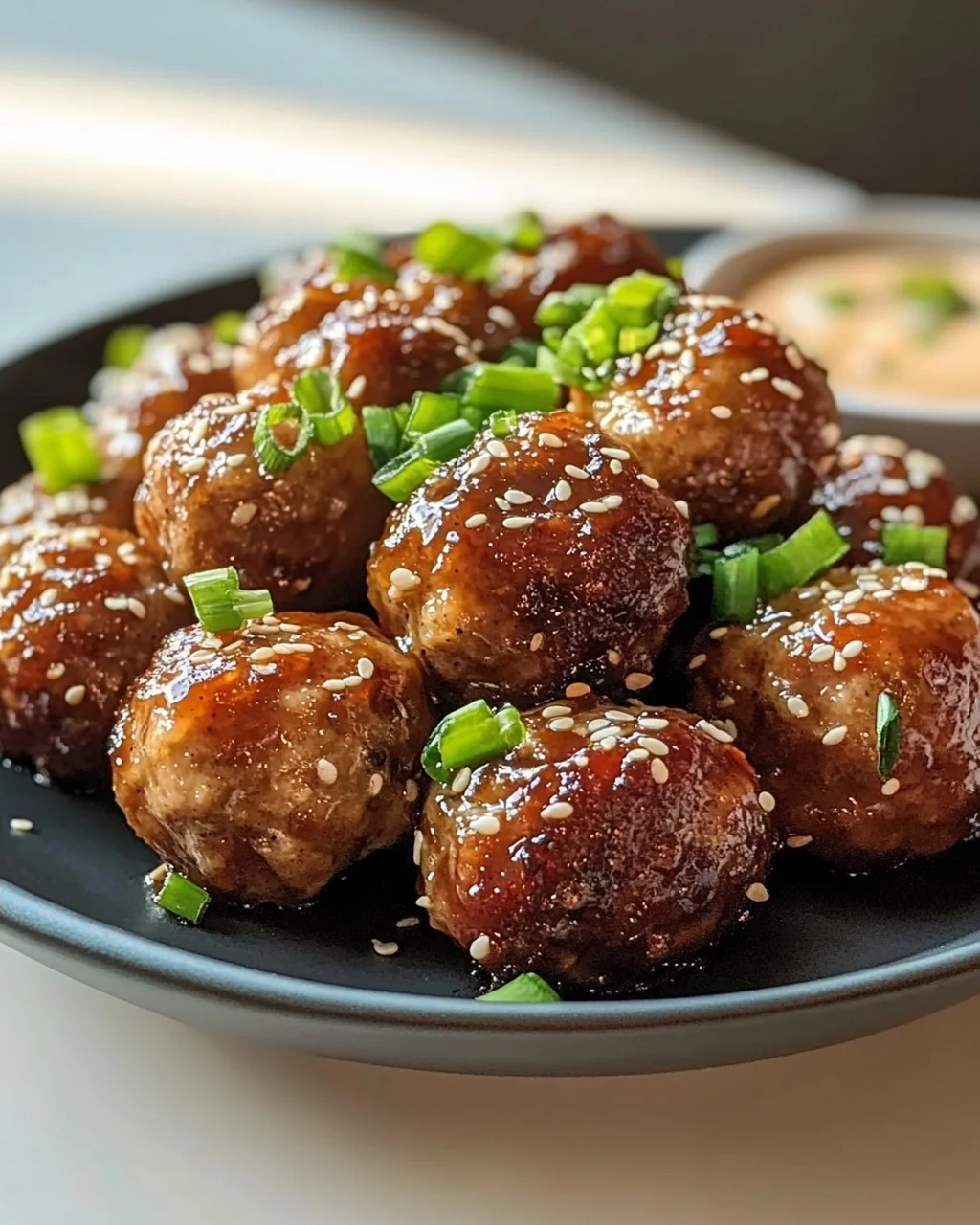 Koreanische BBQ-Frikadellen mit scharfem Mayo-Dip