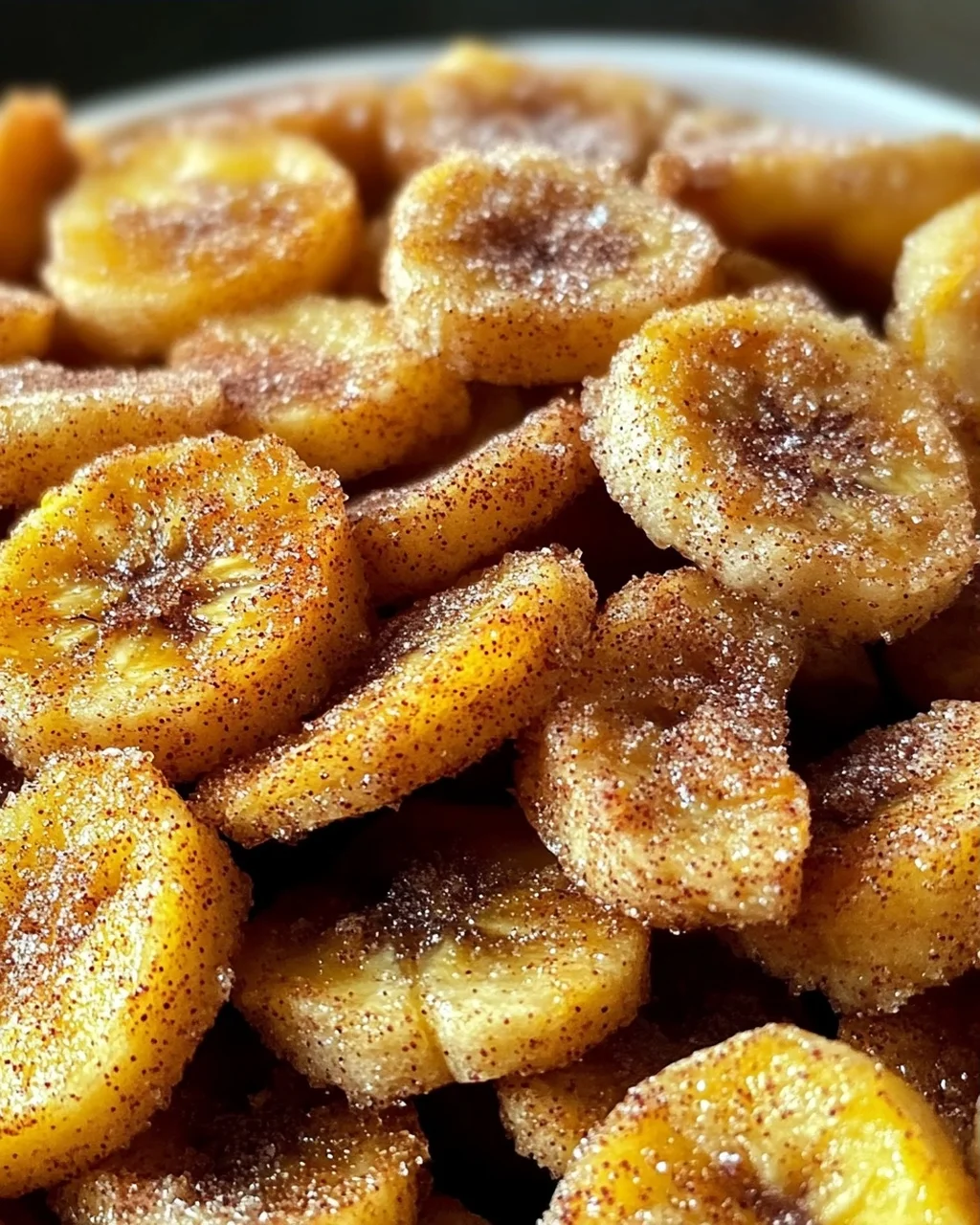 Luftfritteuse Zimt Bananen