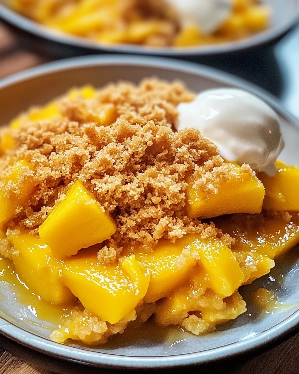Mango Krümel – Ein veganer Genuss aus dem Ofen