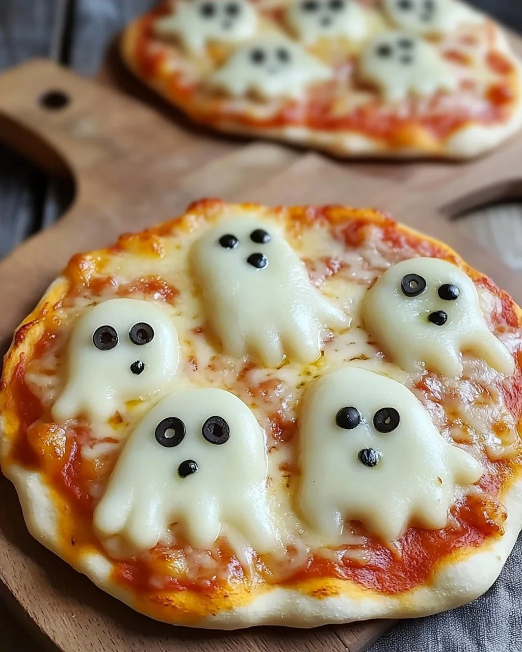 Mini-Geisterpizzas