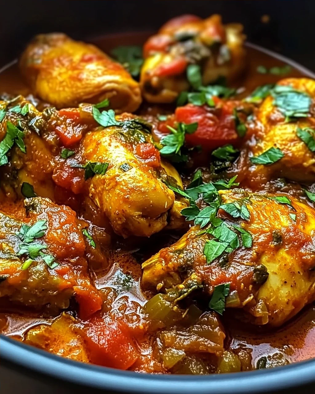 Nigerianisches Hähnchenragout: Herzhaftes Wohlfühlessen