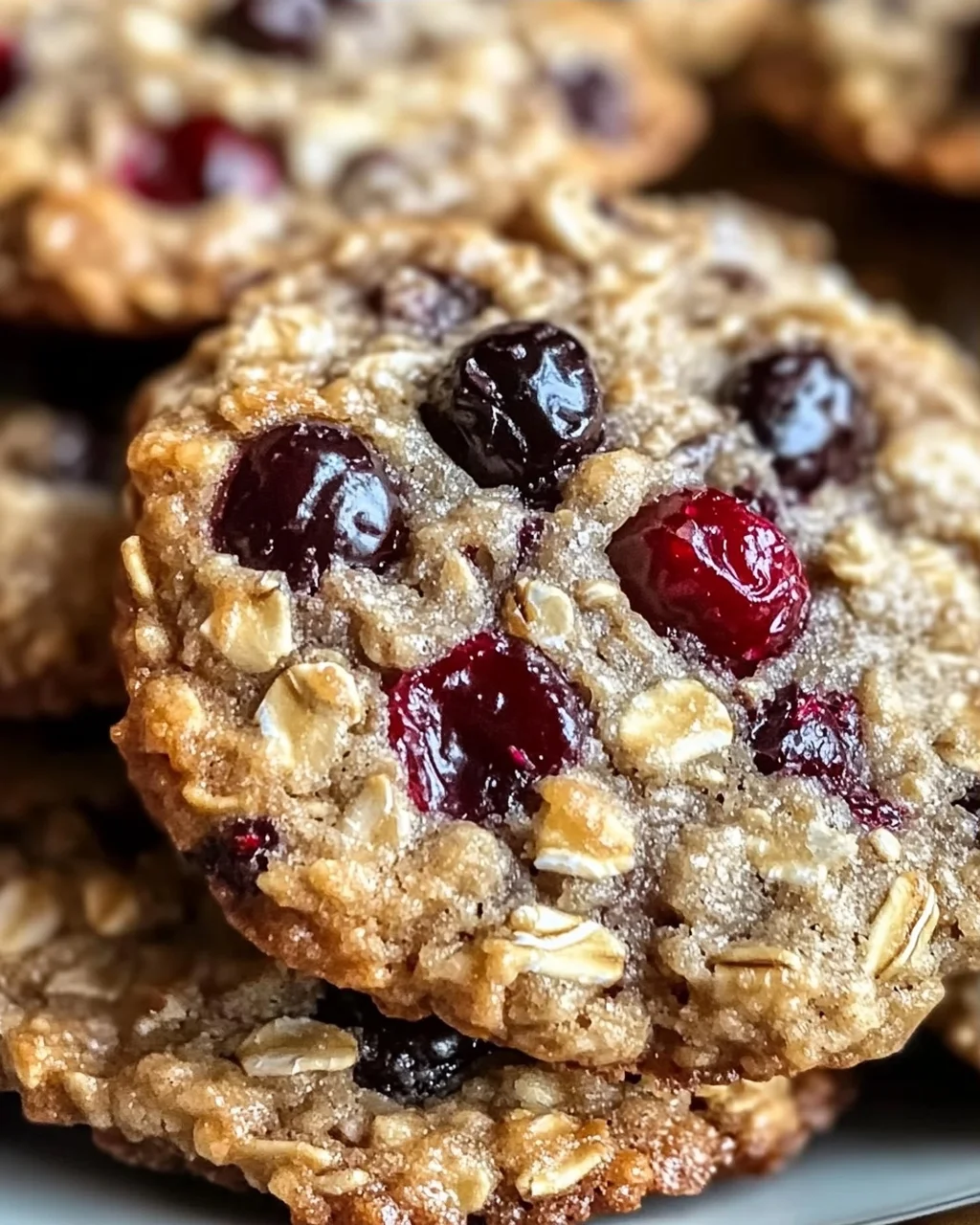 Schokoladen-Cranberry-Haferkekse für Naschkatzen